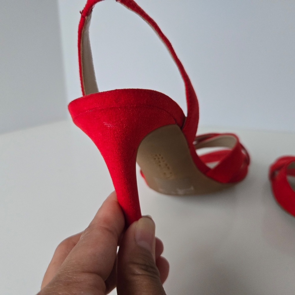 Kenneth Cole Chic Red Slingback Heels - Picture 11 of 17